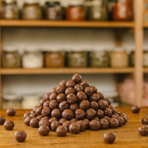 avellanas con chocolate