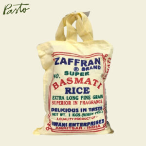 basmati arroz bolsa arpillera 1kg