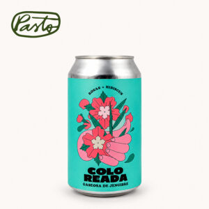 coloreada kombucha rosas hibiscus