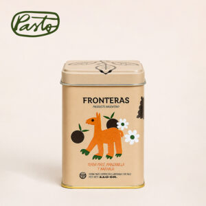 fronteras yerba lata chica manzanilla naranja