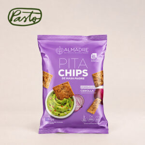 alma madre pita chips cebolla