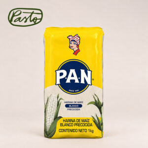 pan harina maiz blanco