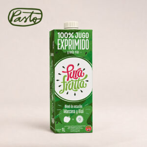 pura frutta jugo manzana kiwi
